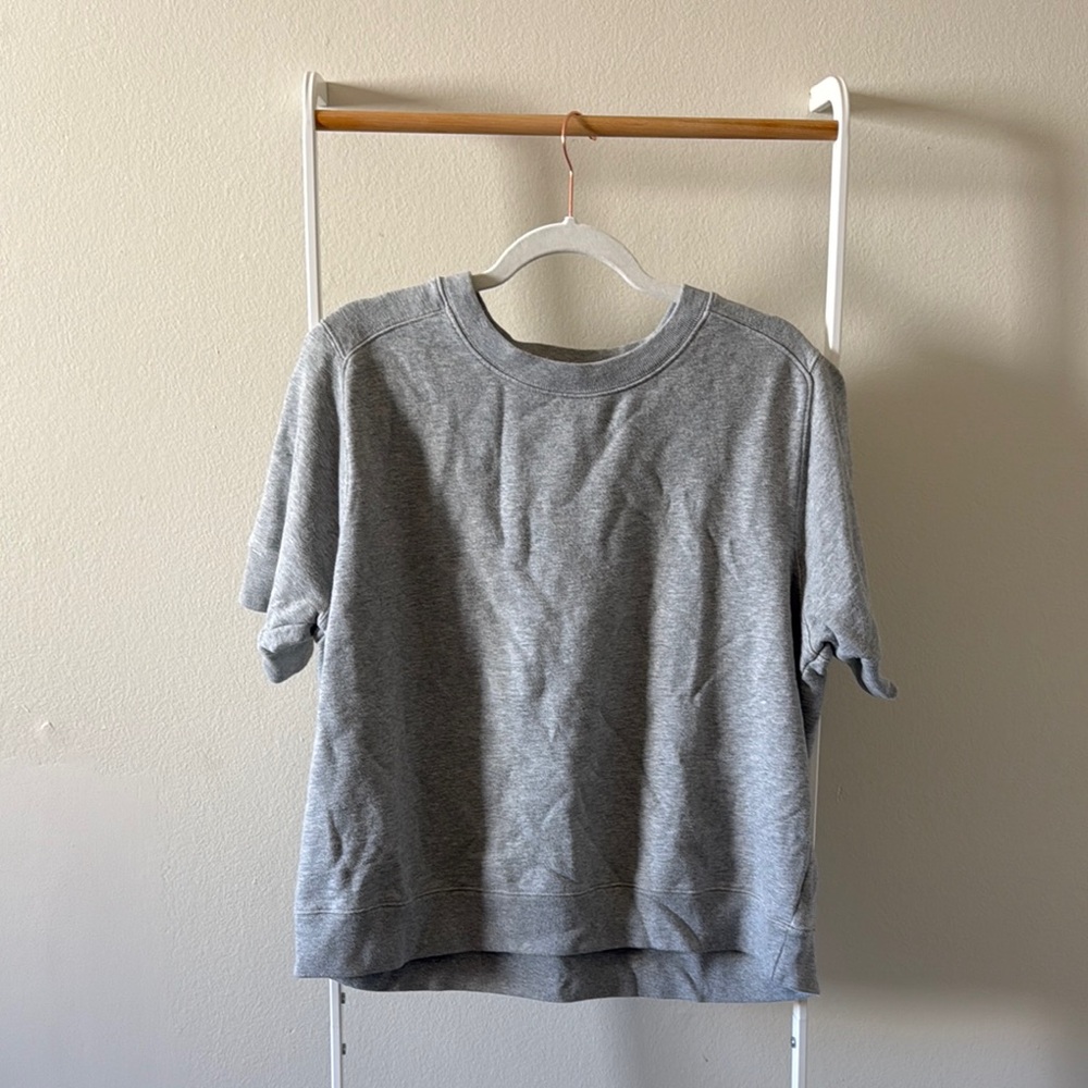J.Crew Weekend Short-sleeve crewneck sweatshirt in original cotton terry Large